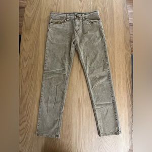 Prana Sustainer Cord Pants - Rye Green